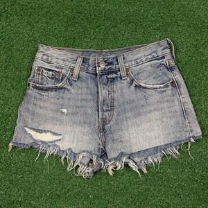 Y2K Levi Strauss & Co. 501 Cutoff Denim Shorts Size: W24